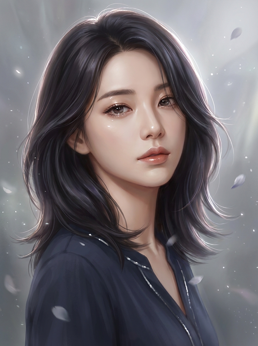 페인티드 로맨스 표지풍 프로필 이미지 샘플 032